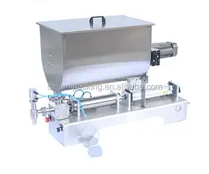 New designed peanut jam bean sauce filler for honey straw toothpaste/Mixing paste filling machine