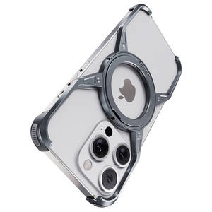 BONERUY Alliage Magnétique De Refroidissement Téléphone étui pour <span class=keywords><strong>iphone</strong></span> 13 14 15 Pro Max Plein Métal Lentille Housse De Protection Sans Cadre Support Shell - Product Image 5