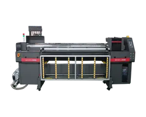 Impresora Uv híbrida profesional, máquina de impresión de inyección de tinta, trazador gráfico para cuero, Pvc y Pu, 1,8 m/2,5 m/3,2 m