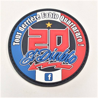 Patch en caoutchouc 3D personnalisé avec logo brodé, fabricant chinois, patch en PVC pour vêtements et jeans