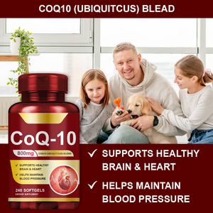 Coenzima <span class=keywords><strong>Q10</strong></span> de Alta Absorción OEM, Potente Antioxidante para la Salud del Corazón y la Producción de Energía, para Adultos, 240 Cápsulas - Product Image 5