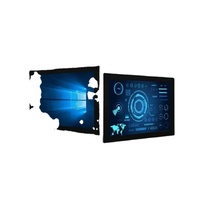 PC tout-en-un industriel à écran tactile HT-2700, écran large, capacité de montage mural, personnalisable, 0 Go de disque dur, en stock, I3