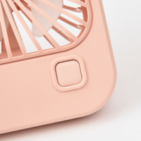 TAIKOO Mini ventilateur ventilateurs portables pliables ventilateur rechargeable USB à 3 vitesses avec support de téléphone et écran d'affichage