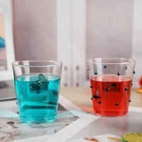 Taza de Café de Vidrio Borosilicato Hecha a Mano, 200 ml, Reutilizable, Personalizable, Diseño Europeo, para Fiestas, Vino, Jugo, Agua, Jingyi