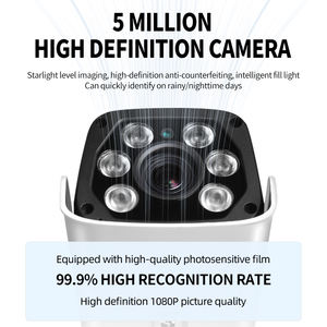 Chất lượng cao 5MP ai Giao Thông Đường Bộ thực thi LPR máy ảnh Radar đo tốc độ xe tấm giấy phép công nhận ANPR máy ảnh - Product Image 2