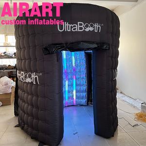 주문품 팽창식 까만 8 각형 큰 천막 사진 부스 - Product Image 3