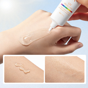 Gel <span class=keywords><strong>solaire</strong></span> invisible quotidien à marque privée SPF 50, large spectre, léger, <span class=keywords><strong>non</strong></span> gras, pour peaux sensibles, <span class=keywords><strong>visage</strong></span> et corps - Product Image 2