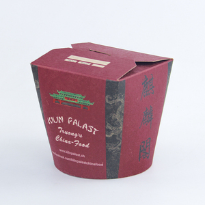 Cấp thực phẩm mì ăn trưa hộp Takeaway bao bì thực phẩm giấy kraft Bìa giấy sáp tráng giấy nghệ thuật thực phẩm và đồ uống bao bì - Product Image 2