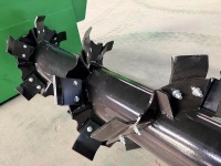 Retourneur de compost automoteur de type chenillé robuste, retourneur de paillis sur chenilles pour usine d'engrais organique à grande échelle