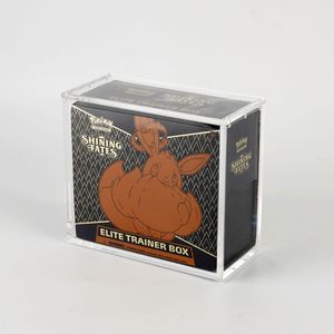 FX Manufacturer Direct Sale Custom Top Graded UV Protection Classic Luxury <b>Display</b> Case Acrylic ETB <b>Box</b> Magnetic Lid for <b>Display</b> - Product Image 2