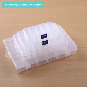 モダンな環境に優しいクリアストレージボックス5kg積載容量PPフィッシュタックルオーガナイザー化粧品メイクアップビーズジュエリーモダンデザイン - Product Image 2
