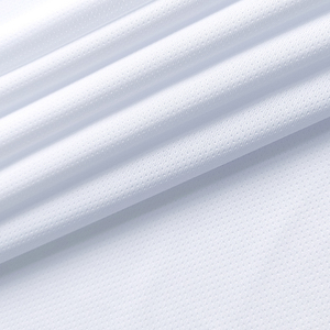 Thoáng khí Wicking 100 Polyester dệt kim vải chim mắt lưới vải cho thăng hoa in - Product Image 4