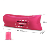 Canapé gonflable portable léger en Oxford, chaise longue gonflable pour le camping en plein air, chaise de plage