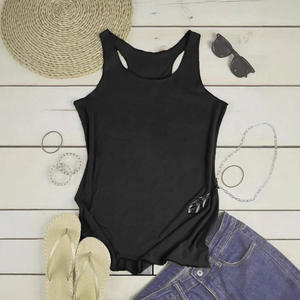 Camiseta sin mangas personalizada con estampado 2026 para mujer, cuello redondo, sexy, fresca, informal, estilo urbano, lisa - Product Image 1