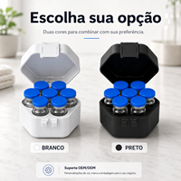 Étui de rangement pliable personnalisé en PLA 3 mm pour flacons d'insuline, peptides, huiles essentielles, cosmétiques et échantillons – Protection optimale