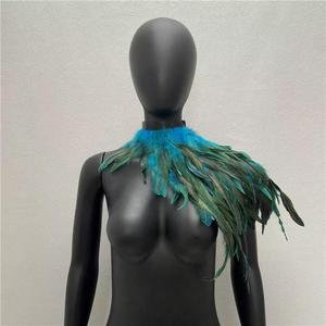 Chal de plumas estilo original para sesiones de fotos, decoración de bodas, Acción de Gracias, Año Nuevo Chino, disfraz temático de cumpleaños - Product Image 5