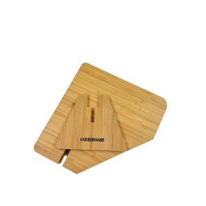 Bloc à couteaux en bambou Farberware 30x14x21.5cm, support pour 7 couteaux, organisateur de cuisine - Product Image 2