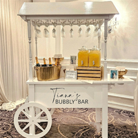 Chariot à desserts moderne et simple en PVC métallisé, détachable, pour mariage, baby shower, anniversaire, événements et décoration - Nouveauté