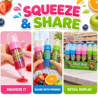 Bouteille souple en forme de biberon pour sirop de fruits, bonbons au sucre, bonbons liquides aromatisés aux fruits pour enfants, confiserie