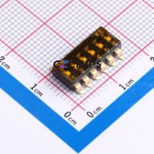 DSIC06TSGER DIP Switch SMD-12P,6x15mm Switch Single Pole Single Throw 6 2.54mm 25mA - Product Image 1