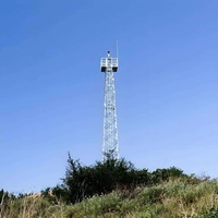 Torre de Vigilancia Galvanizada por Inmersión en Caliente Resistente a la Intemperie para Seguridad en Zonas Costeras y Montaje de Cámaras en Parques Industriales
