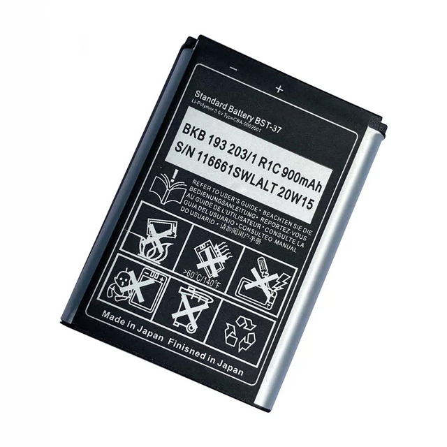 For Ericsson BST-37 3.7V Rechargeable 900mAh Lithium Ion Battery for W550C W810C W700C W710C K750c W800-in Stock
