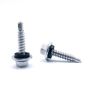 Vis autoperceuse Tek à tête hexagonale à bride, magnétisée, zinguée, avec pointe de perçage et joint d'étanchéité EPDM - Product Image 6