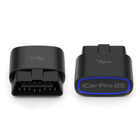 ELM327 Vgate ICar Pro 2S V2.3 BT5.3 Lector de Códigos de Auto Inalámbrico Can-BUS, Escáner OBD2 Compatible con Diagnóstico de Vehículos de Nueva Energía