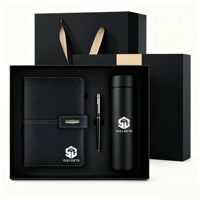 Papeterie d'entreprise, carnet A5 en cuir PU personnalisé de luxe avec stylo, ensemble cadeau, articles cadeaux d'affaires de luxe promotionnels