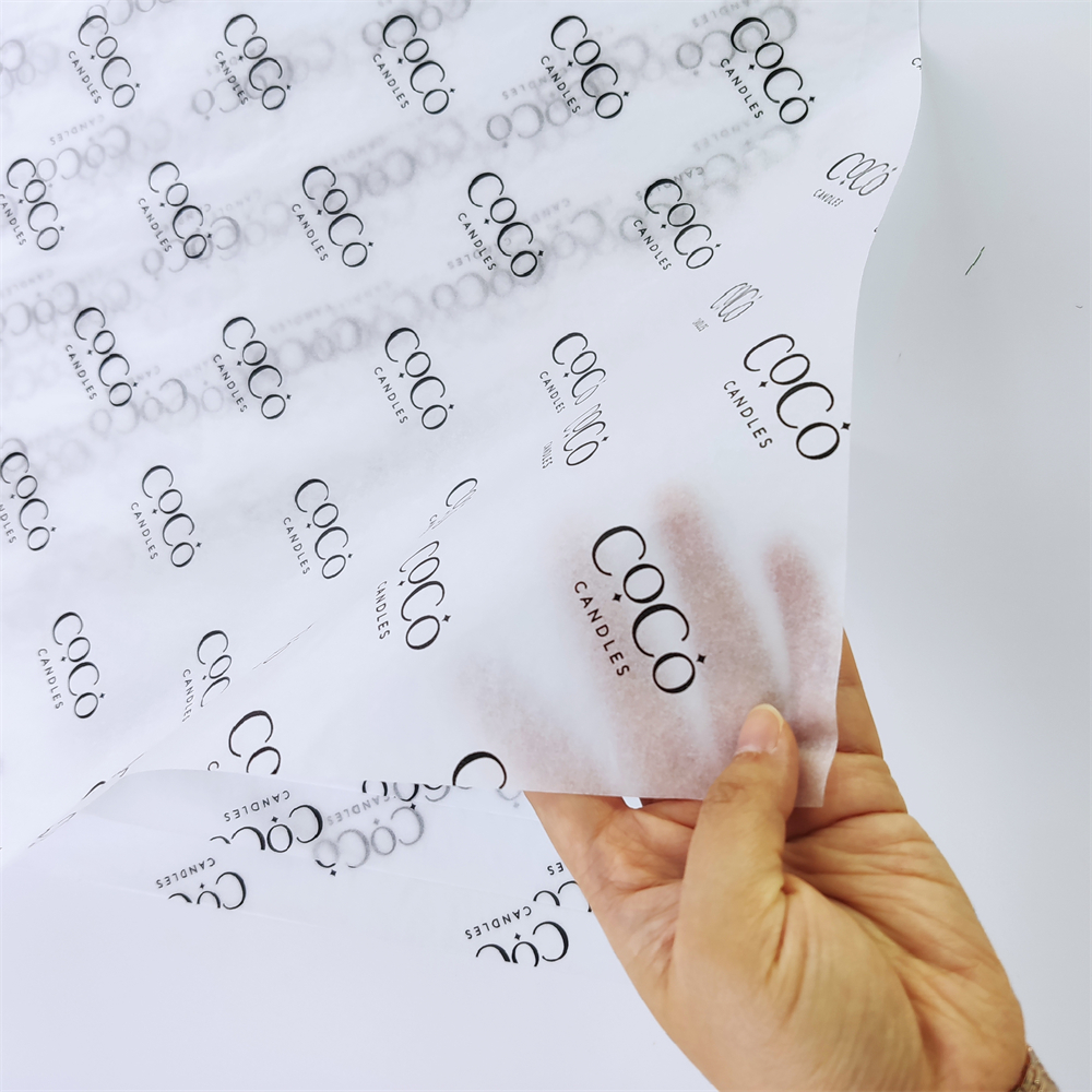Hot Sale White Packaging Paper for Clothes With Own Logo,Custom Packing Wrapping Flower Tissue Paper Roll for Christmas Gift
