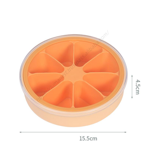 Moldes de silicona para cubitos de hielo S241 al por mayor, sin BPA, mini cubos de plástico con tapa - Product Image 6