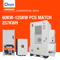 Armoire de stockage d'énergie Deye GE-F256 257,23 kWh homologuée, batterie LiFePO4, solution BESS 6D sécurisée à refroidissement par air, fournisseur Morego