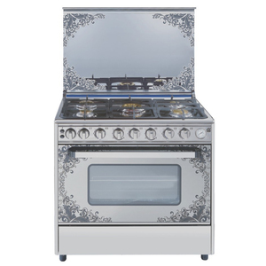 فرن عمودي من الفولاذ المقاوم للصدأ مع موقد غاز 220 فولت - Product Image 2