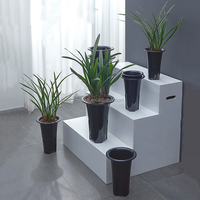 Pot à orchidées épaissi, pot de fleurs respirant pour le contrôle des racines, jardinière haute, décorations pour orchidées, maison et jardin