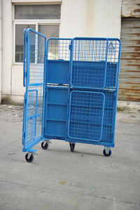 Torin SWK1030 Dubbele Laag Vouwen Zware Materiaal Handling Staal Roll Container Roll Winkelwagen Roll Kooi Trolley - Product Image 4