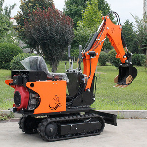 Mini-excavatrice électrique sur chenilles de 1 tonne pour le creusement de fossés, le nivellement et le desserrage du sol - Product Image 4