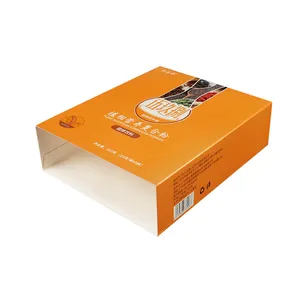 Proveedor de fábrica rectángulo personalizado caja impresa mangas de paquete de papel de embalaje de caja de cartón de manga