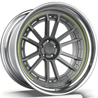 Nouvelles jantes forgées Rucci 2 pièces à déport profond 18-23 pouces 5x112 114.3 compatibles avec les voitures particulières Accord