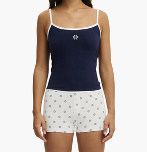Conjunto <span class=keywords><strong>de</strong></span> Pijama Sexy para Mujer, Estampado, Tirantes Ajustables, Camiseta sin Mangas, Pantalones Cortos, Pijama Suave, Ropa <span class=keywords><strong>de</strong></span> Dormir Holgada para Mujer, Ropa <span class=keywords><strong>de</strong></span> Dormir <span class=keywords><strong>de</strong></span> Verano - Product Image 2
