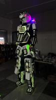 Combinaison de robot marcheur à LED costume de robot à LED pour adultes vêtements de scène costume lumineux pour vêtements de performance de danse
