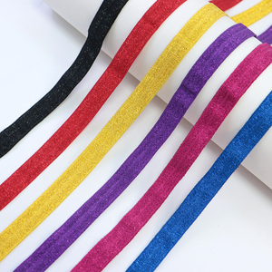 Cinta Elástica Plegable Brillante de 5/8'' de Buena Calidad, de Spandex/Poliéster, para Diademas y Accesorios de Ropa - Product Image 4