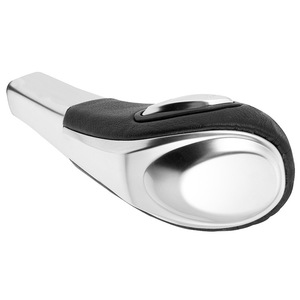 Levier de vitesses automatique Buick Gl8, bouton de levier de vitesses en cuir argenté, accessoire ergonomique pour voiture - Product Image 3