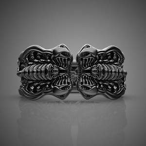 Scorpion Shaped Open <b>Ring</b> Black Gold Punk Jewelry Unisex Fashion <b>Ring</b> Gift Insect Animal Zodiac Design CY641 - Product Image 2
