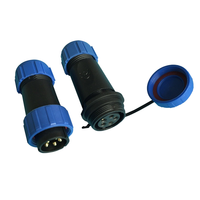 Connecteur d'alimentation IP68 étanche industriel personnalisé en plastique électrique SP11 SP13 SP17 SP21 SP29 résistant à l'eau durable