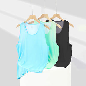 เสื้อกั๊กวิ่งผู้ชายน้ำหนักเบา 80 กรัม เสื้อกีฬาฟิตเนสแบบไม่มีแขน แห้งเร็ว สำหรับวิ่งเทรล มาราธอน สามารถสั่งพิมพ์ลายทีมวิ่งได้ - Product Image 4