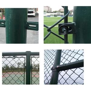 Clôture en treillis métallique galvanisé traité thermiquement, modèle diamant, pour <span class=keywords><strong>portail</strong></span>, 4-10 pieds x 6 pieds, modélisation 3D incluse, vente en gros à prix réduit - Product Image 4