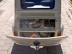 Bộ chuyển đổi điện cho xe cổ điển Fiat 500, 600, Smart Mini Cooper, Beetle, động cơ và bộ điều khiển PMSM 15kw 96v, tốc độ tối đa 100km/h - Product Image 4