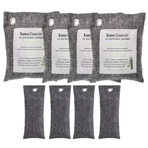 Natural High Air Purifying Bag, Strong Adsorbed Reusable bags Activated Bamboo Charcoal OEM