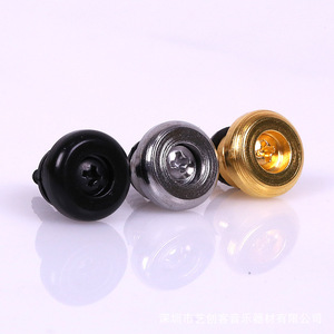 Bouton de sangle de guitare en laiton poli, durable, pour guitare acoustique - Product Image 2