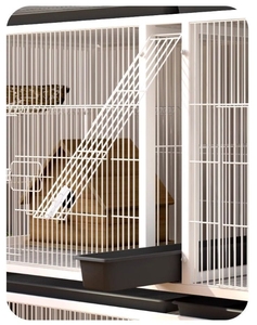 Fabrikant Groothandel Drielaagse Vierkante Grote Papegaaienkooi Vogelkooi Grote Broedvogelkooi Met Dienblad <span class=keywords><strong>Feeder</strong></span> - Product Image 4